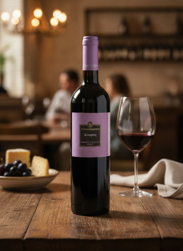 ΔΙΛΟΦΟΣ ΤΣΕΛΕΠΟΣ CABERNET SAUVIGNON MERLOT 750ml
